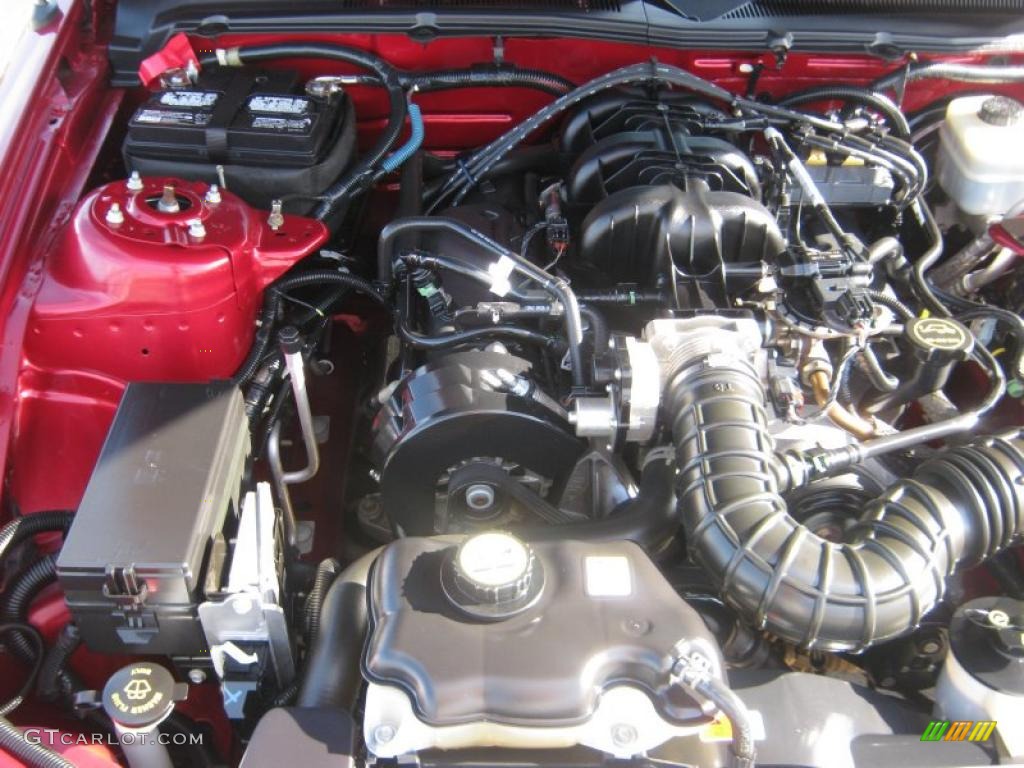 2005 Mustang V6 Premium Convertible - Redfire Metallic / Dark Charcoal photo #21