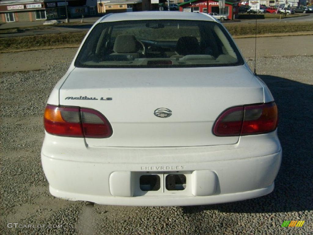 1997 Malibu LS Sedan - Bright White / Medium Neutral photo #4