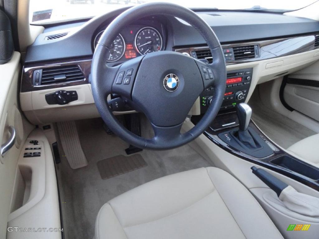 2008 3 Series 328xi Sedan - Black Sapphire Metallic / Beige photo #10