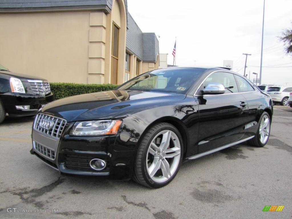Brilliant Black 2009 Audi S5 4.2 quattro Exterior Photo #45365191