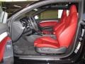 Magma Red Silk Nappa Leather Interior Photo for 2009 Audi S5 #45365227