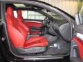 Magma Red Silk Nappa Leather Interior Photo for 2009 Audi S5 #45365235