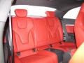Magma Red Silk Nappa Leather Interior Photo for 2009 Audi S5 #45365243