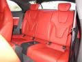Magma Red Silk Nappa Leather Interior Photo for 2009 Audi S5 #45365247