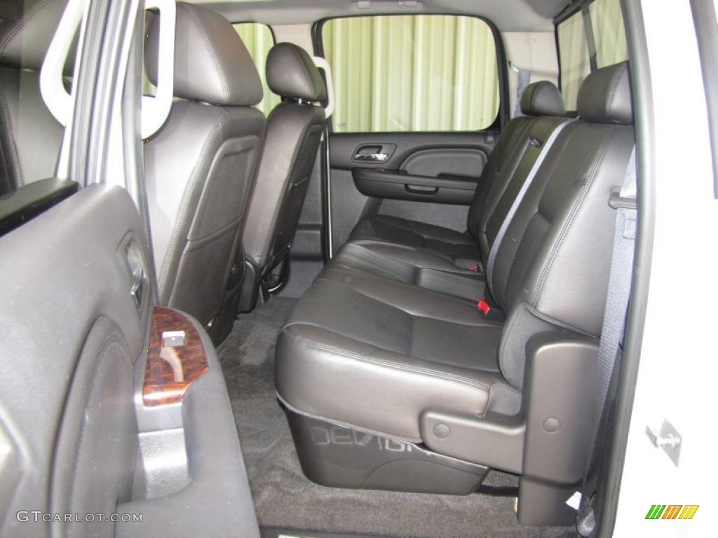 Ebony Interior 2010 GMC Sierra 1500 Denali Crew Cab Photo #45366327
