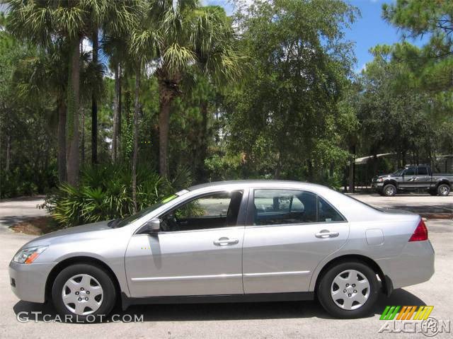 2006 Accord LX Sedan - Alabaster Silver Metallic / Gray photo #47