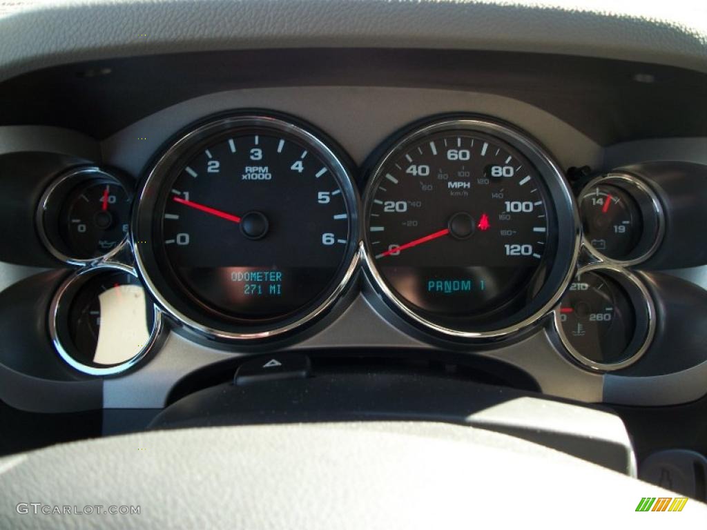 2011 Chevrolet Silverado 2500HD LS Extended Cab 4x4 Gauges Photo #45366605