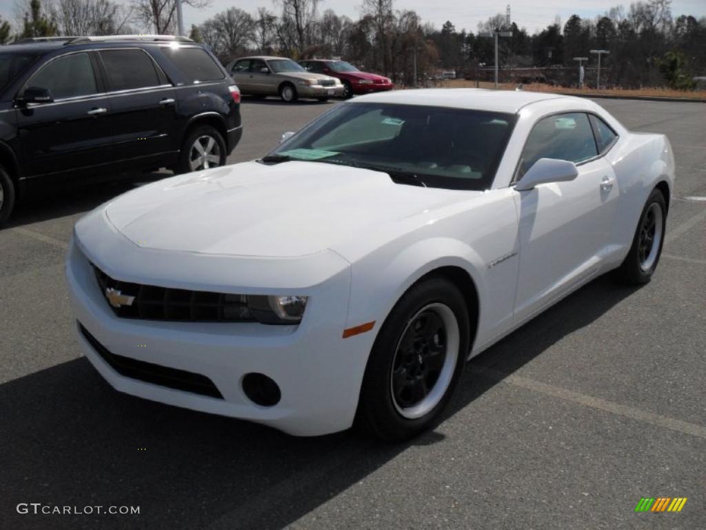 2011 Camaro LS Coupe - Summit White / Black photo #1