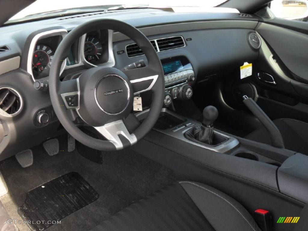 Black Interior 2011 Chevrolet Camaro LS Coupe Photo #45366899
