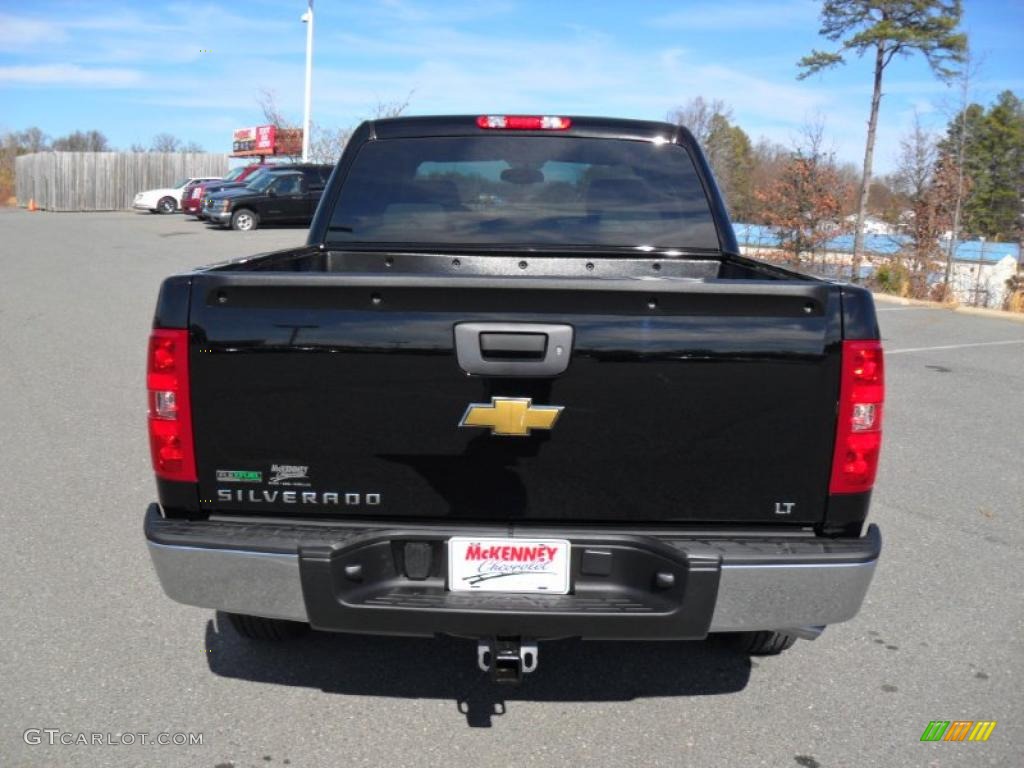 2011 Silverado 1500 LT Crew Cab - Black / Light Titanium/Ebony photo #3