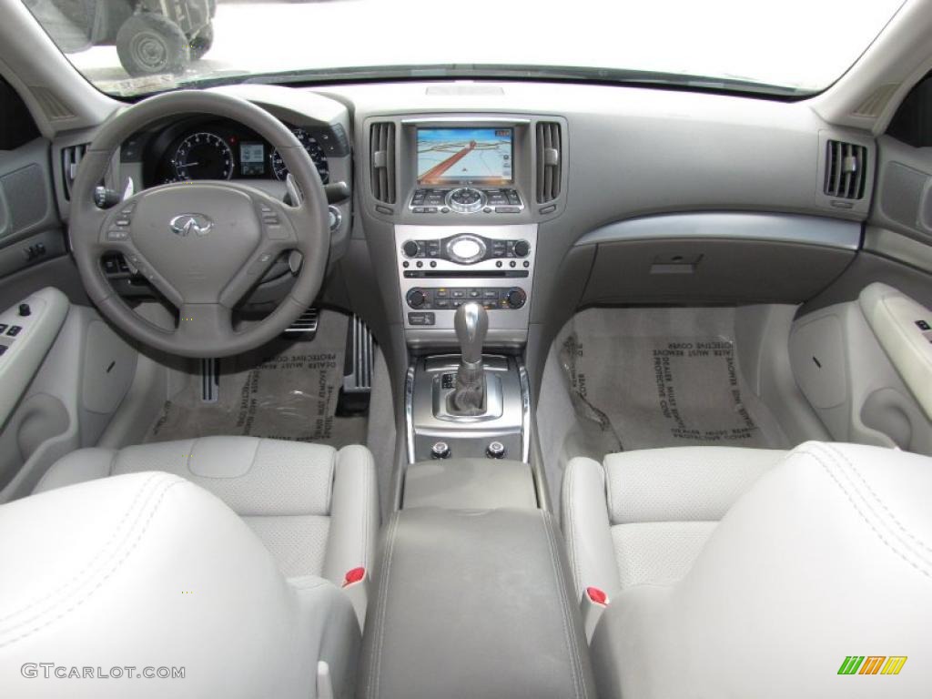 2010 Infiniti G 37 S Sport Sedan Stone Dashboard Photo #45367475