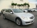 Liquid Platinum Metallic 2007 Infiniti G 35 Journey Sedan Exterior