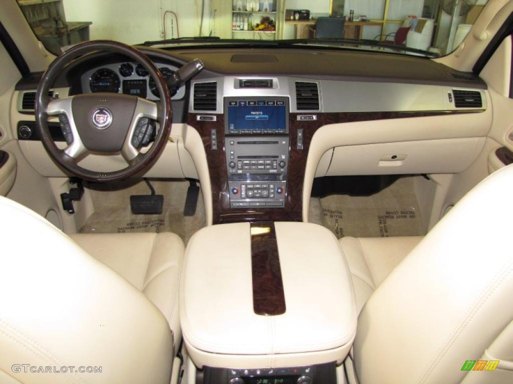 2008 Cadillac Escalade ESV Cocoa/Light Cashmere Dashboard Photo #45367687