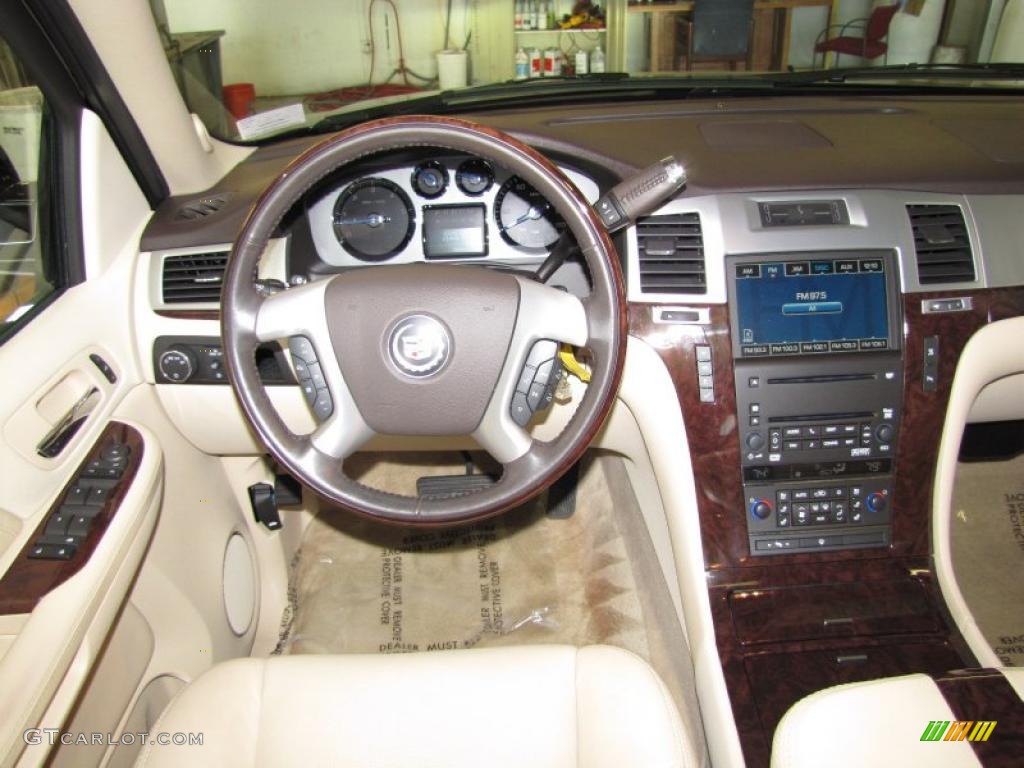 2008 Cadillac Escalade ESV Cocoa/Light Cashmere Dashboard Photo #45367691