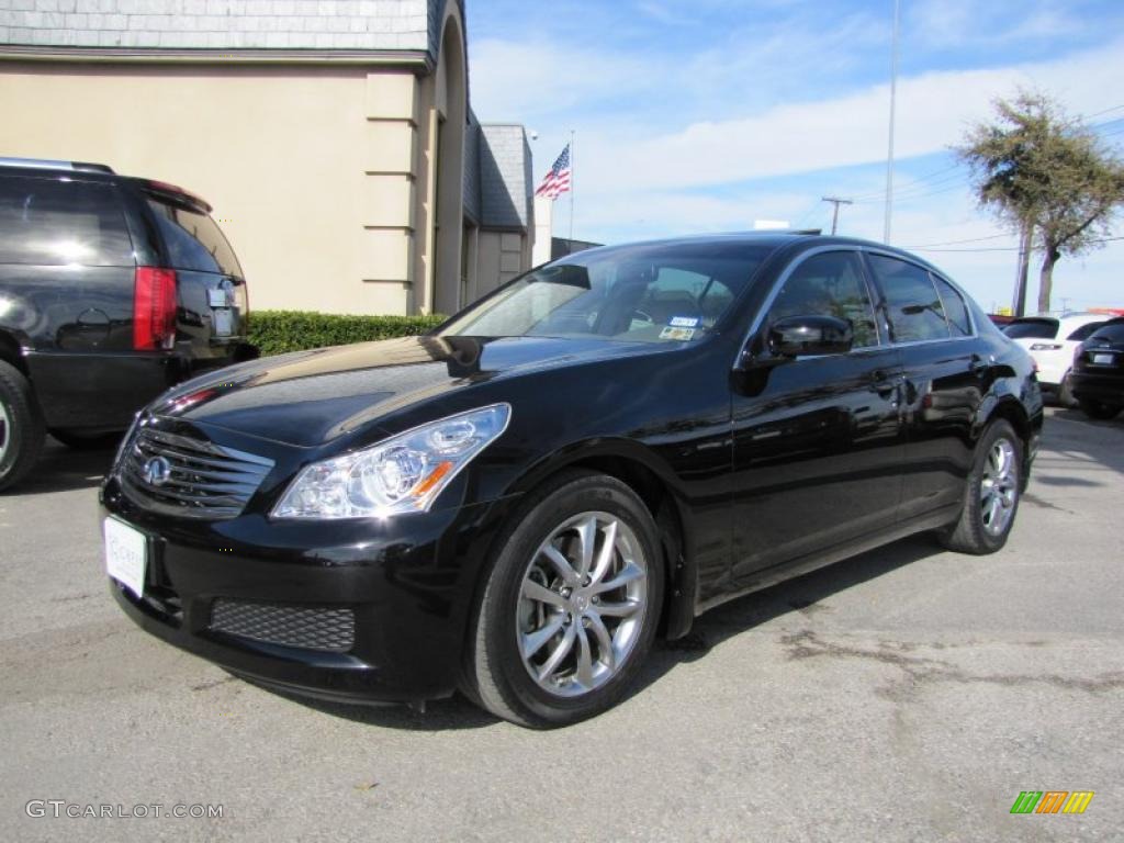 Black Obsidian 2007 Infiniti G 35 Sedan Exterior Photo #45367847