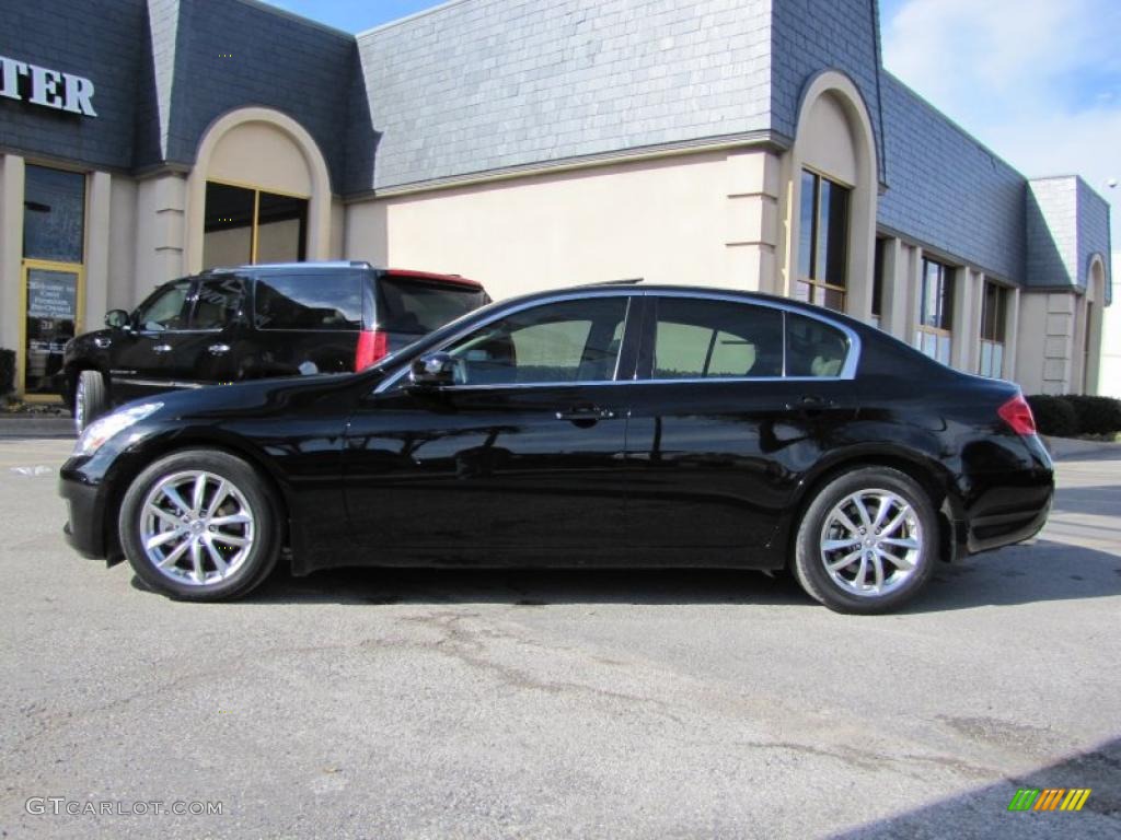 Black Obsidian 2007 Infiniti G 35 Sedan Exterior Photo #45367851