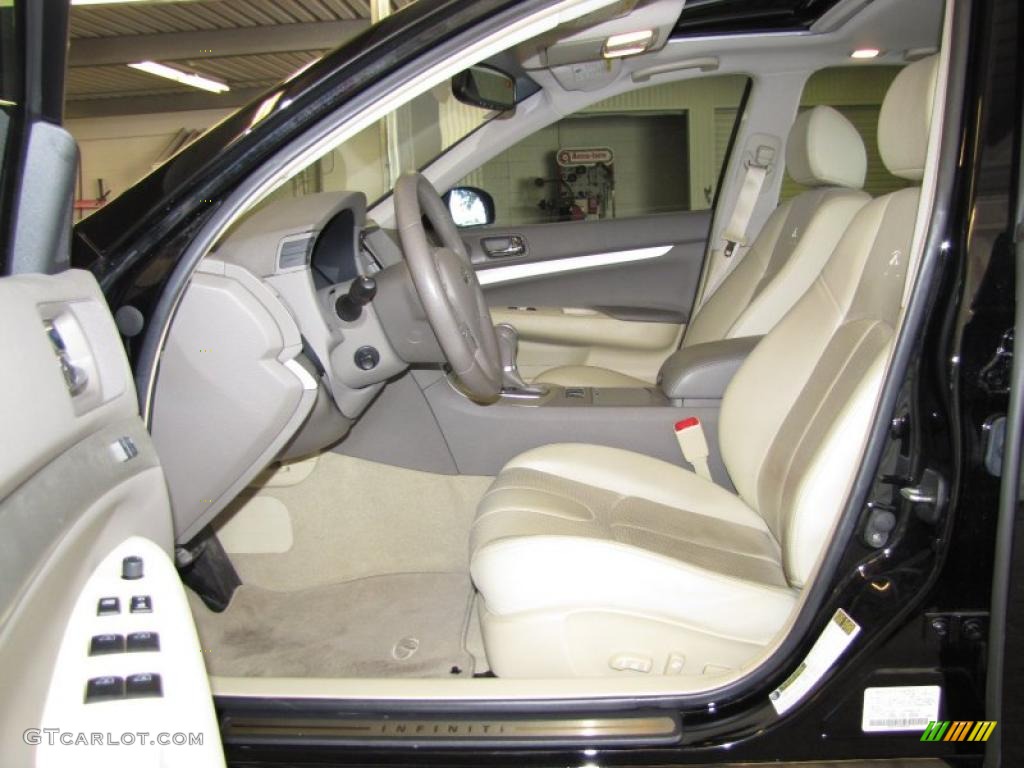 Wheat Beige Interior 2007 Infiniti G 35 Sedan Photo #45367875