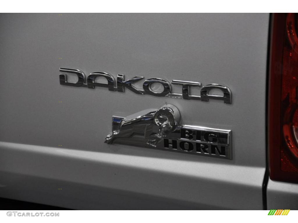 2011 Dakota Big Horn Crew Cab - Bright Silver Metallic / Dark Slate Gray/Medium Slate Gray photo #6