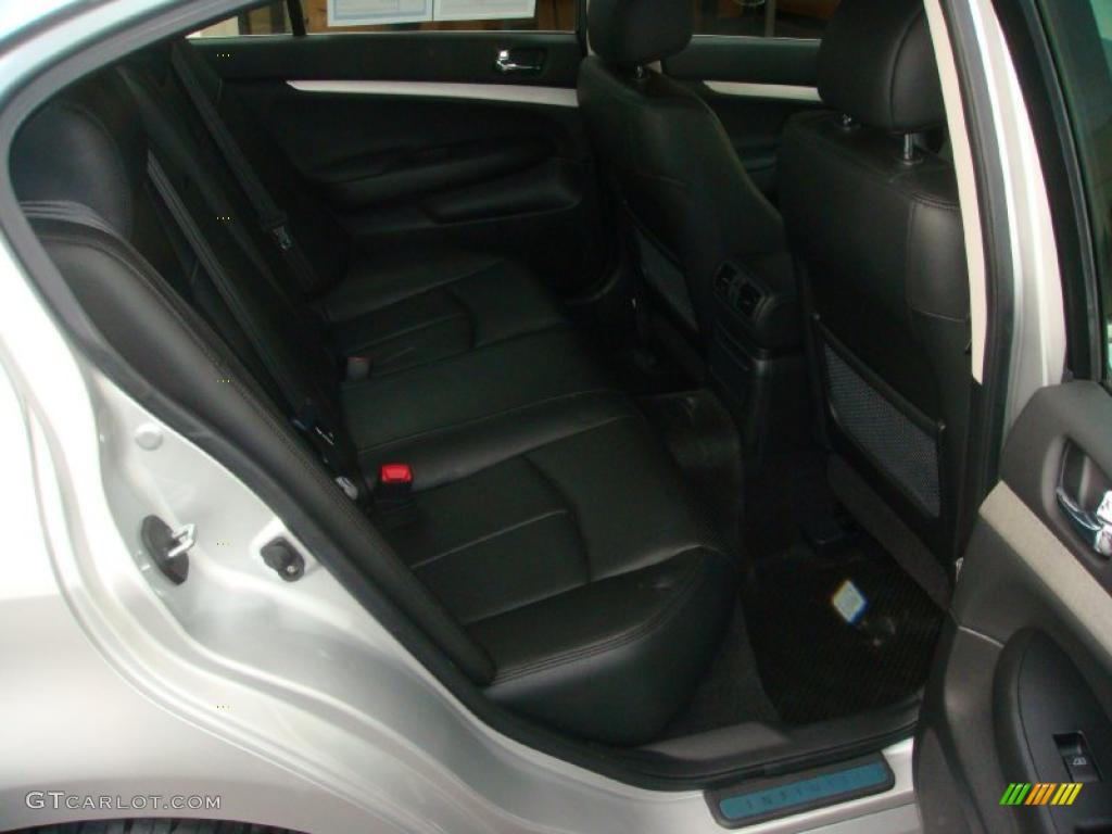 Graphite Black Interior 2007 Infiniti G 35 Journey Sedan Photo #45368080