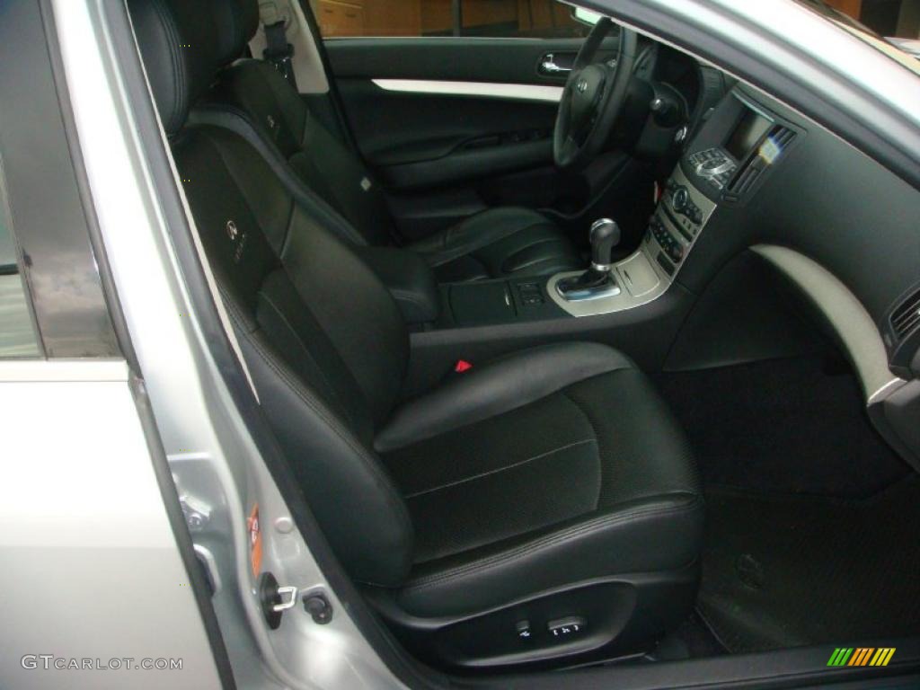 Graphite Black Interior 2007 Infiniti G 35 Journey Sedan Photo #45368088
