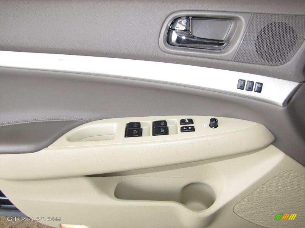 2007 Infiniti G 35 Sedan Wheat Beige Door Panel Photo #45368100