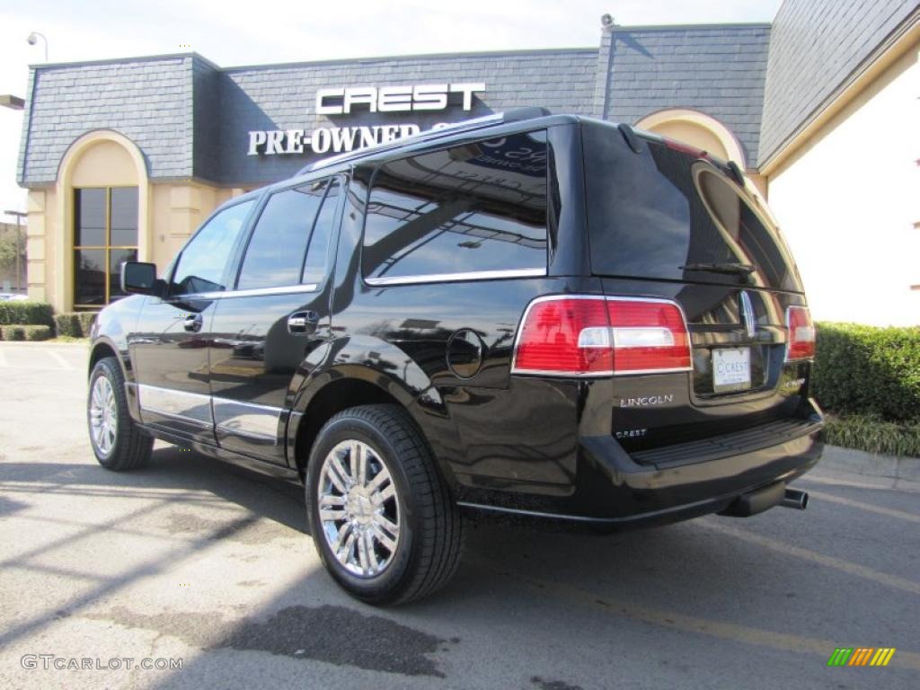 2008 Navigator Luxury - Black / Charcoal Black photo #5