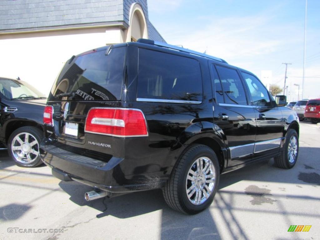 2008 Navigator Luxury - Black / Charcoal Black photo #6