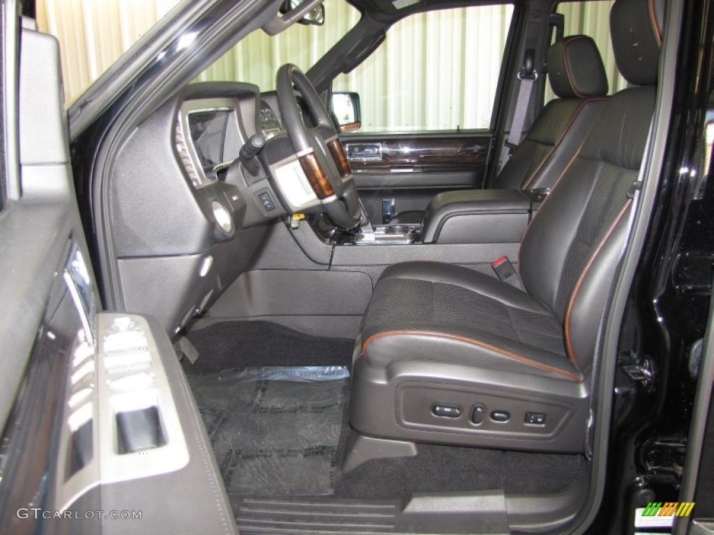 2008 Navigator Luxury - Black / Charcoal Black photo #8