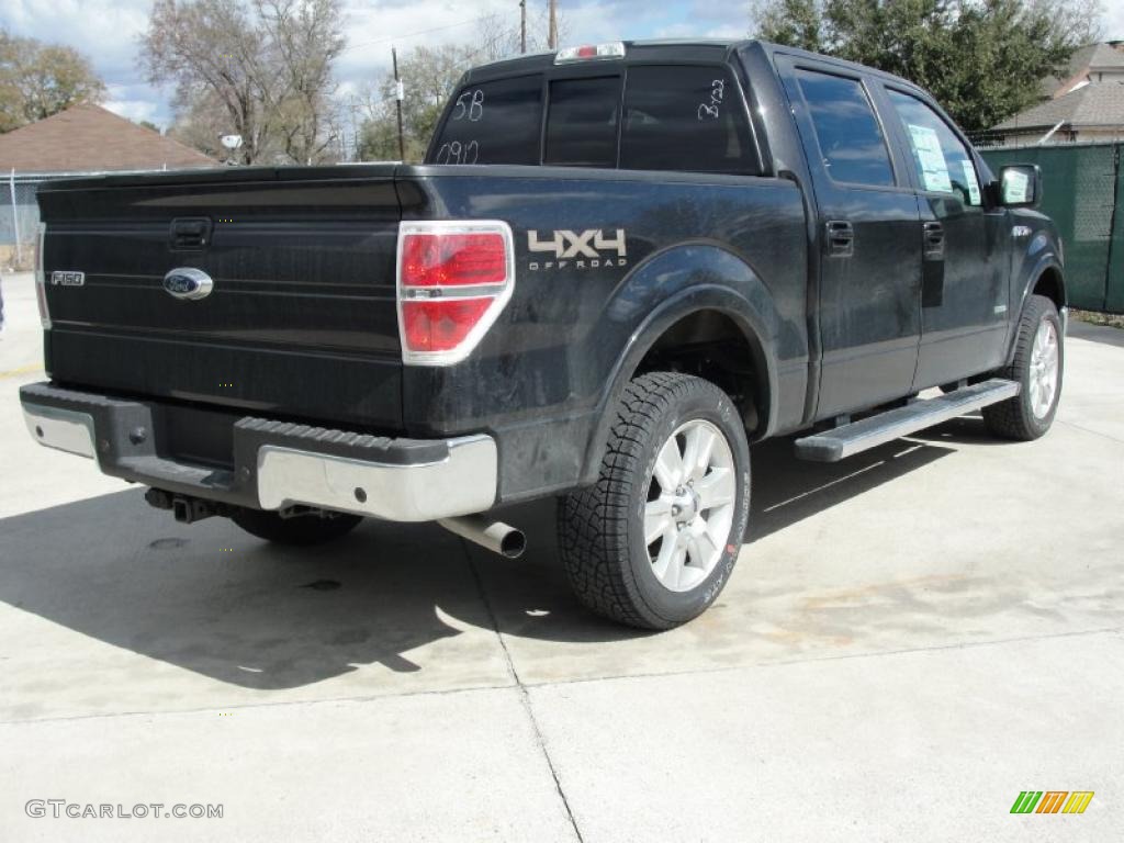 Tuxedo Black Metallic 2011 Ford F150 Lariat SuperCrew 4x4 Exterior Photo #45368256