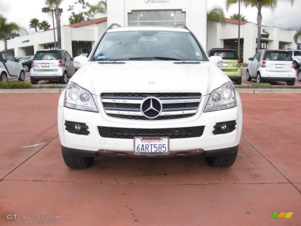 2008 GL 450 4Matic - Arctic White / Black photo #2