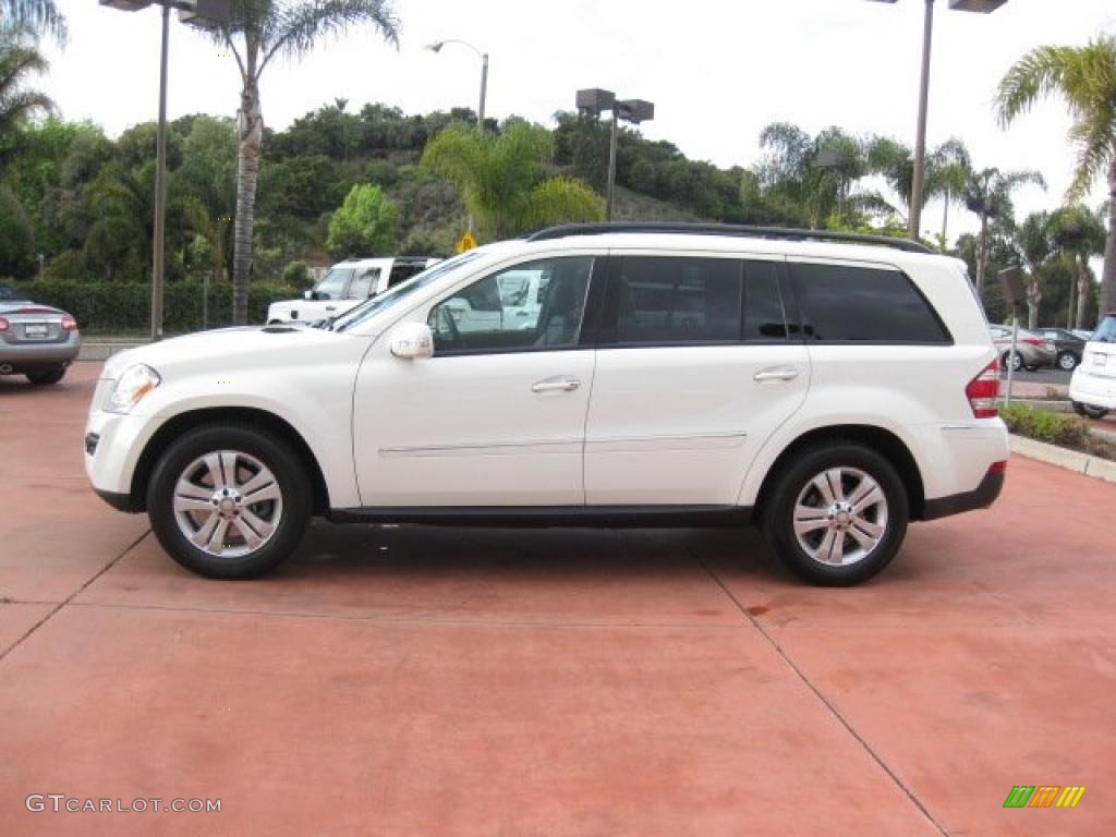 2008 GL 450 4Matic - Arctic White / Black photo #3