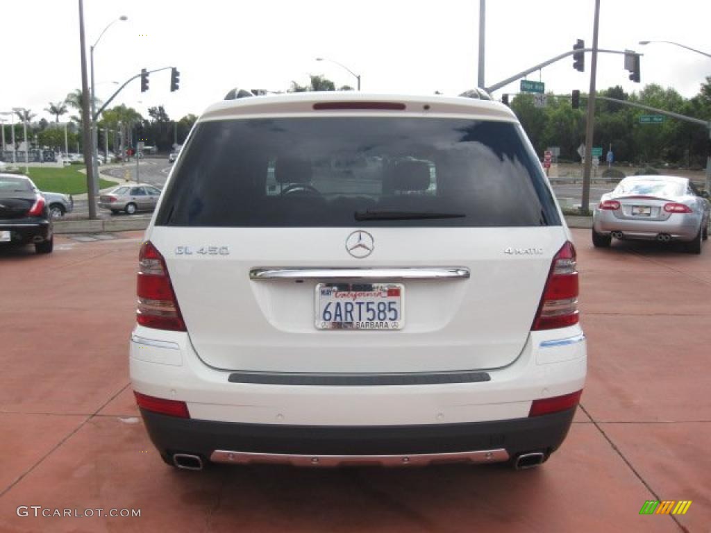2008 GL 450 4Matic - Arctic White / Black photo #4