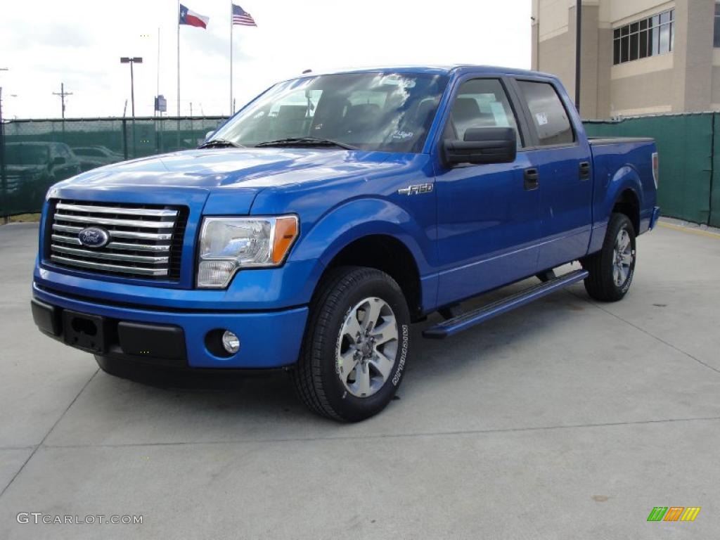 Blue Flame Metallic 2011 Ford F150 XLT SuperCrew Exterior Photo #45369314