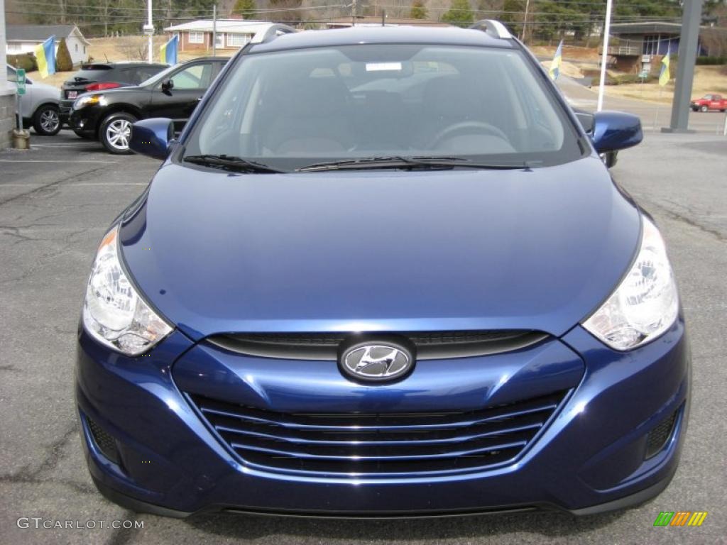 Iris Blue 2011 Hyundai Tucson GLS Exterior Photo #45370082