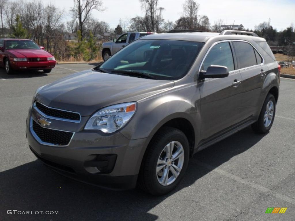 Mocha Steel Metallic 2011 Chevrolet Equinox LT Exterior Photo #45370188