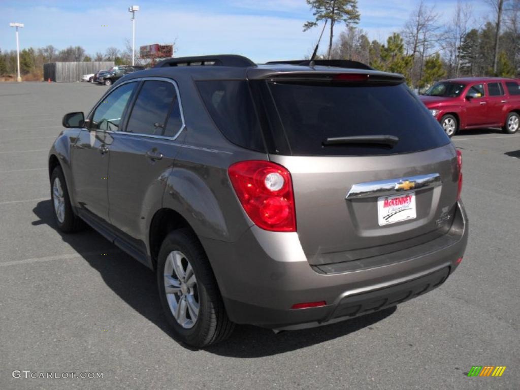 Mocha Steel Metallic 2011 Chevrolet Equinox LT Exterior Photo #45370202