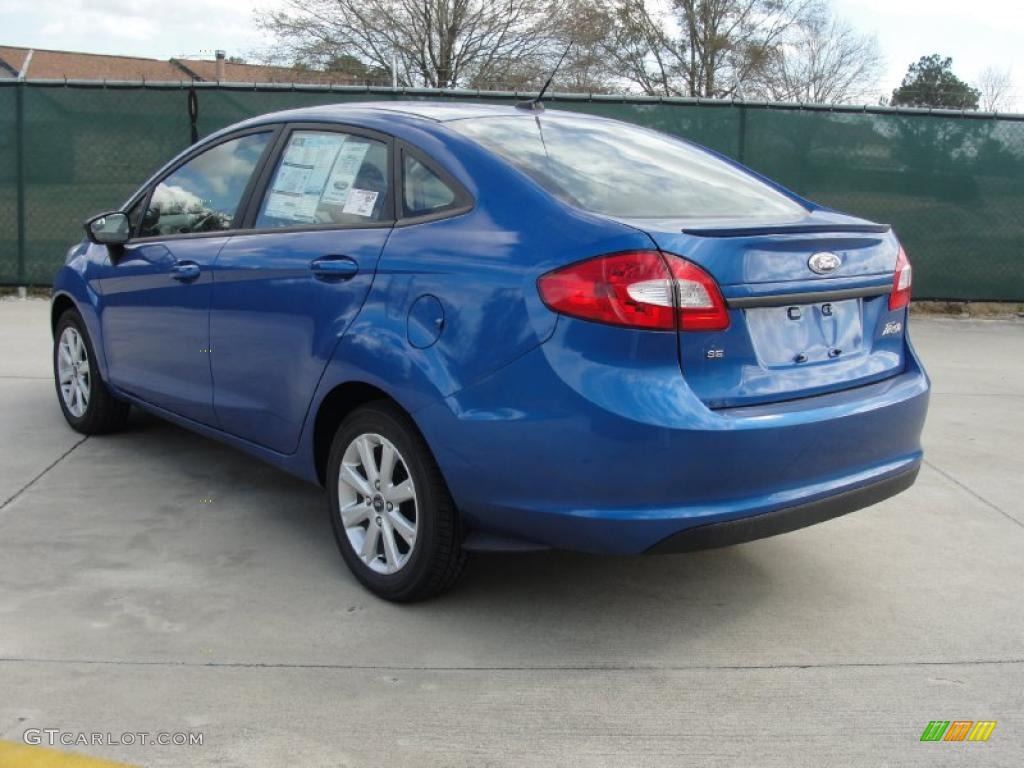 Blue Flame Metallic 2011 Ford Fiesta SE Sedan Exterior Photo #45370238
