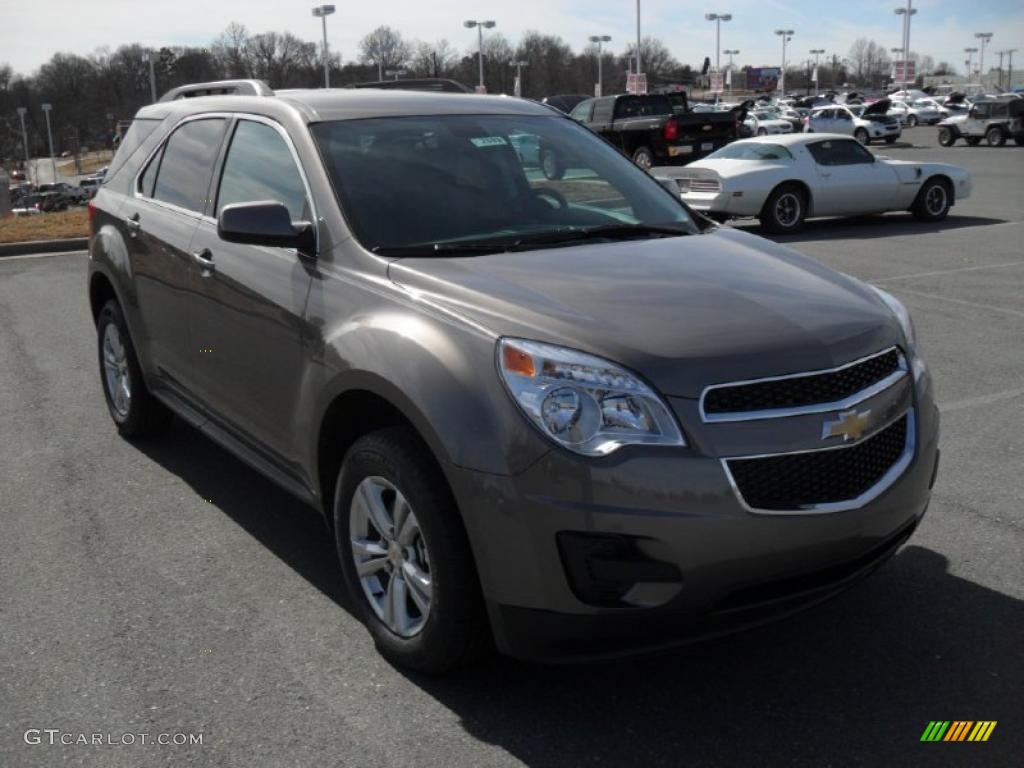 Mocha Steel Metallic 2011 Chevrolet Equinox LT Exterior Photo #45370306