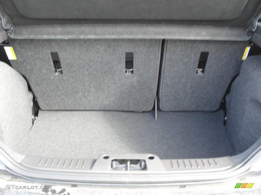 2011 Fiesta SE Hatchback - Monterey Grey Metallic / Charcoal Black/Blue Cloth photo #17