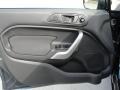 Charcoal Black/Blue Cloth Door Panel Photo for 2011 Ford Fiesta #45370490