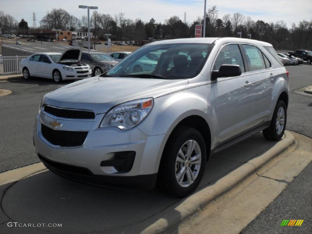 Silver Ice Metallic 2011 Chevrolet Equinox LS Exterior Photo #45370926