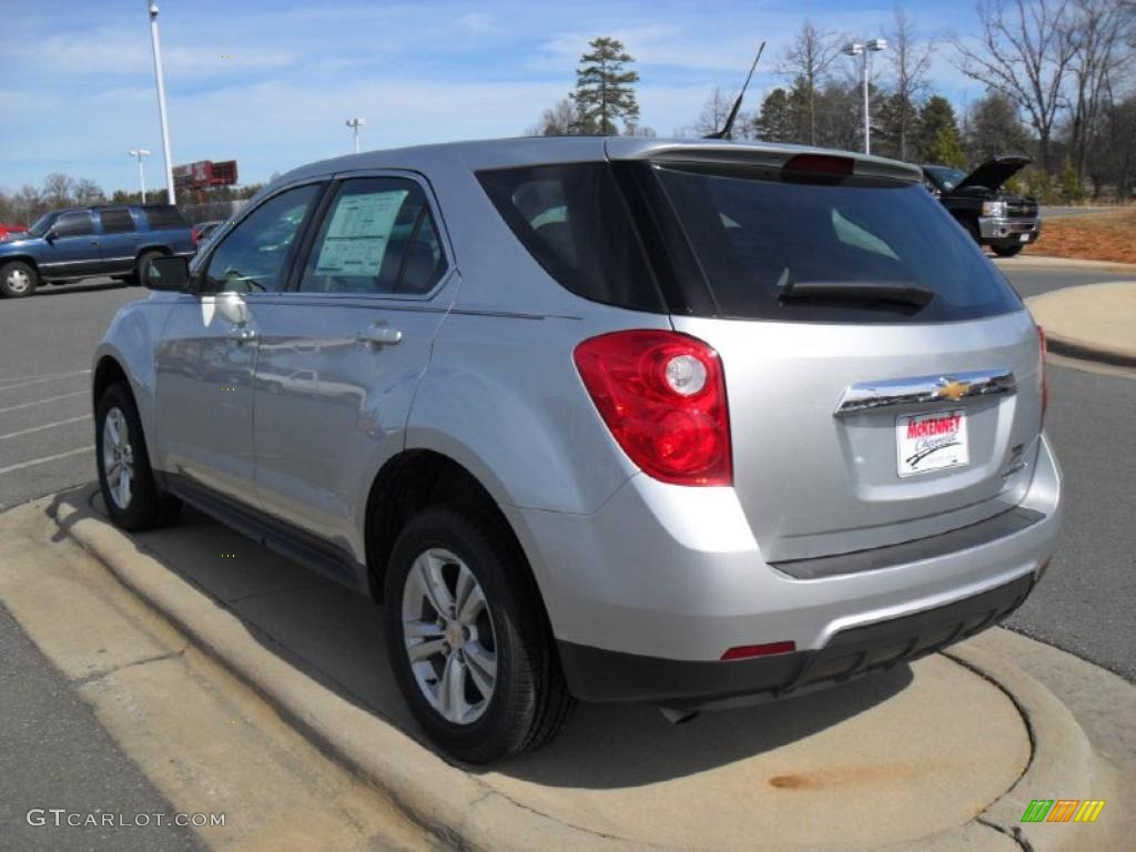 Silver Ice Metallic 2011 Chevrolet Equinox LS Exterior Photo #45370930