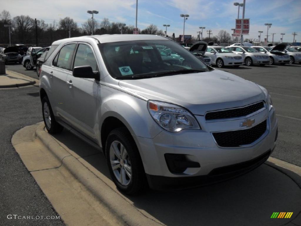 Silver Ice Metallic 2011 Chevrolet Equinox LS Exterior Photo #45370942