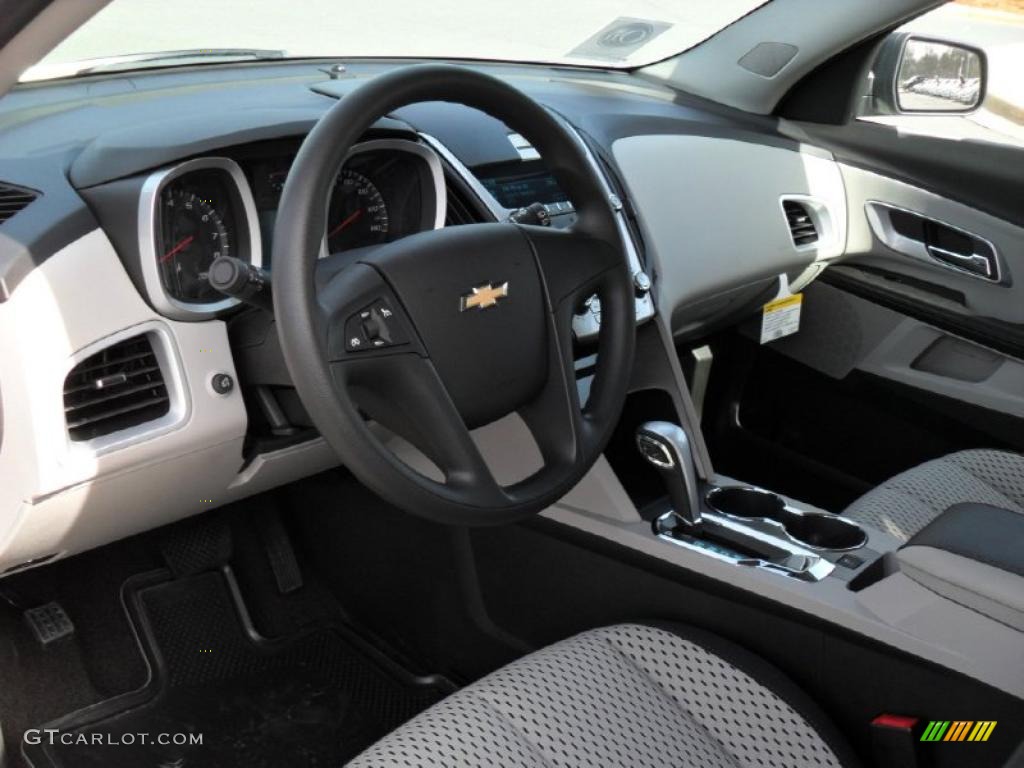 2011 Chevrolet Equinox LS Light Titanium/Jet Black Dashboard Photo #45371022