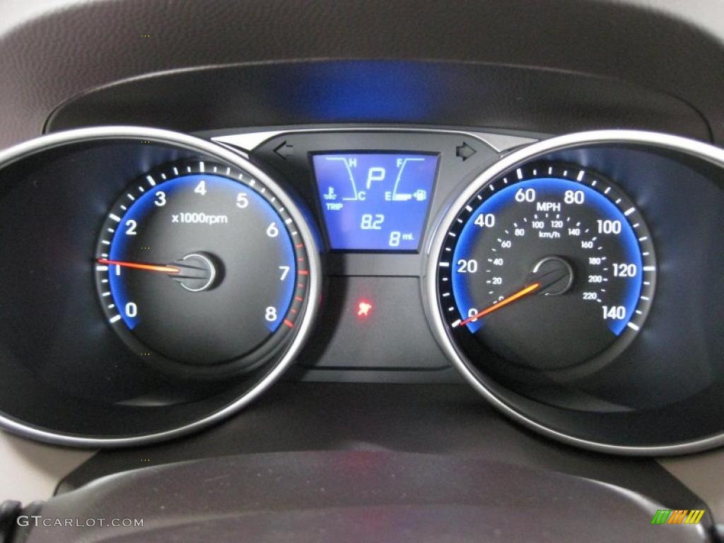 2011 Hyundai Tucson GLS Gauges Photo #45371550