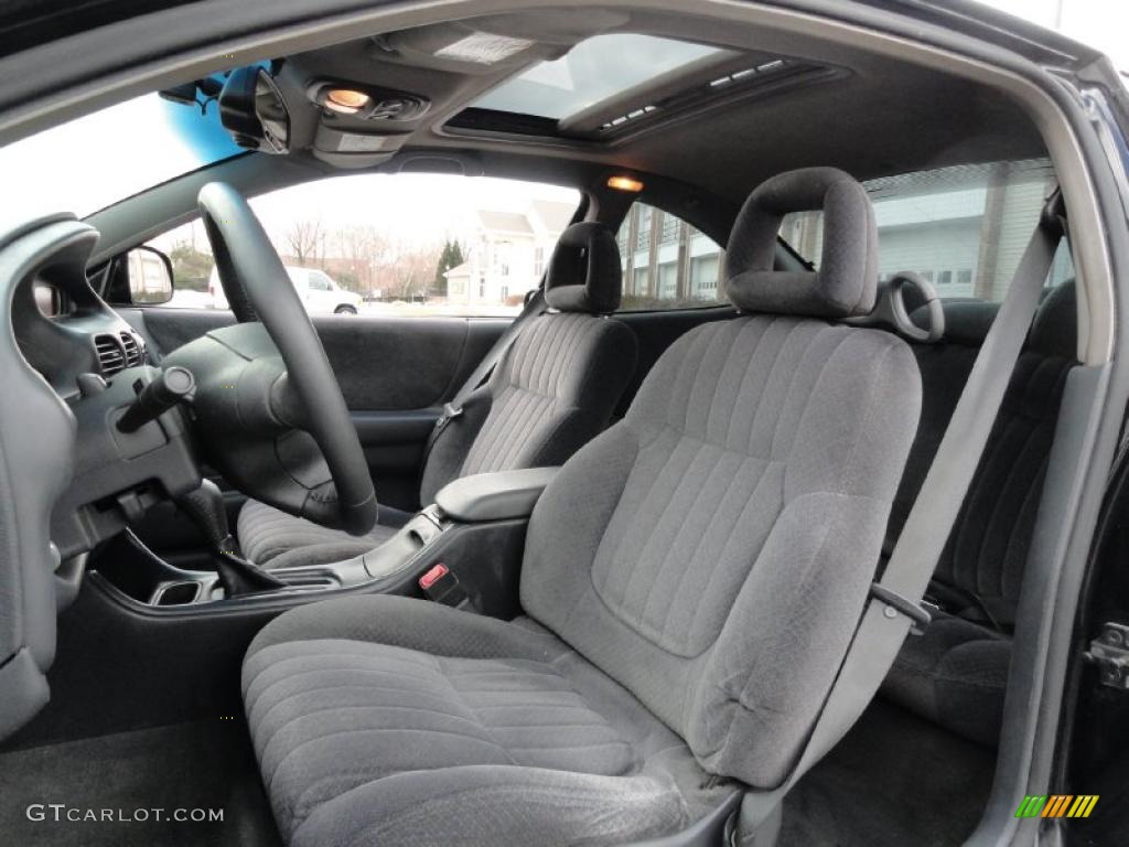 Graphite Interior 2002 Pontiac Grand Prix GT Coupe Photo #45372191