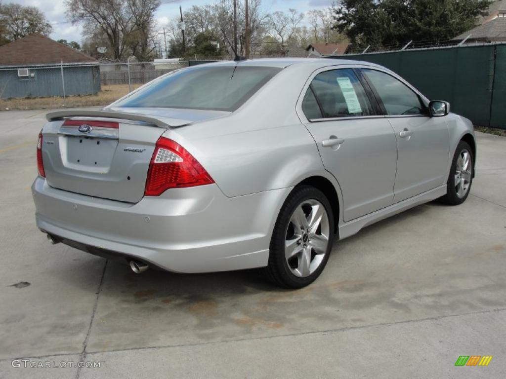 2011 Fusion Sport - Ingot Silver Metallic / Sport Black/Charcoal Black photo #3