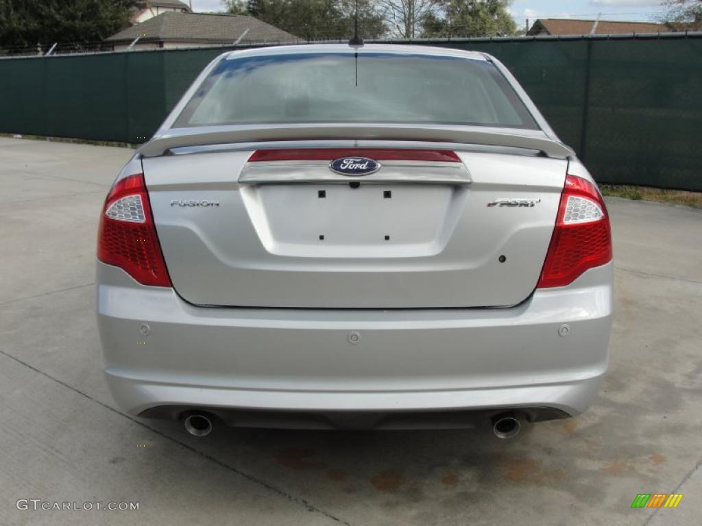 2011 Fusion Sport - Ingot Silver Metallic / Sport Black/Charcoal Black photo #4