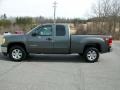 2011 Gray Green Metallic GMC Sierra 1500 SLE Extended Cab 4x4  photo #2