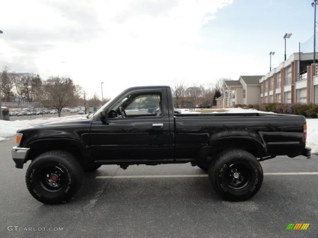 1993 Black Toyota Pickup Deluxe Regular Cab 4x4 45331846 Photo 3 Gtcarlot Com Car Color Galleries